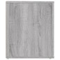 vidaXL Mesita de noche gris Sonoma 50x39x47 cm vidaXL Mesita de noche gris Sonoma 50x39x47 cm