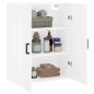 vidaXL Armario de pared blanco 69,5x34x90 cm
