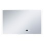 vidaXL Espejo de baño con LED, sensor táctil y reloj 100x60 cm vidaXL Espejo de baño con LED, sensor táctil y reloj 100x60 cm