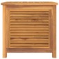 vidaXL Caja de almacenaje de jardín con bolsa teca maciza 60x50x58 cm vidaXL Caja de almacenaje de jardín con bolsa teca maciza 60x50x58 cm