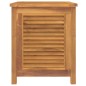 vidaXL Caja de almacenaje de jardín con bolsa teca maciza 60x50x58 cm vidaXL Caja de almacenaje de jardín con bolsa teca maciza 60x50x58 cm