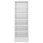 vidaXL Mueble zapatero madera contrachapada blanco brillo 31,5x35x90cm