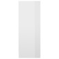 vidaXL Mueble zapatero madera contrachapada blanco brillo 31,5x35x90cm