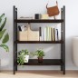 vidaXL Estante pared madera roble tratada marrón oscuro 80x50x(2-6) cm vidaXL Estante pared madera roble tratada marrón oscuro 80x50x(2-6) cm