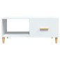 vidaXL Mesa de centro madera contrachapada blanco 89,5x50x40 cm
