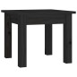 vidaXL Mesa de centro de madera maciza de pino negro 35x35x30 cm vidaXL Mesa de centro de madera maciza de pino negro 35x35x30 cm