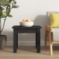 vidaXL Mesa de centro de madera maciza de pino negro 35x35x30 cm vidaXL Mesa de centro de madera maciza de pino negro 35x35x30 cm
