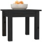 vidaXL Mesa de centro de madera maciza de pino negro 35x35x30 cm vidaXL Mesa de centro de madera maciza de pino negro 35x35x30 cm