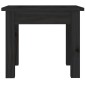 vidaXL Mesa de centro de madera maciza de pino negro 35x35x30 cm vidaXL Mesa de centro de madera maciza de pino negro 35x35x30 cm