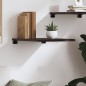 vidaXL Estante de pared madera roble tratada marrón oscuro 40x50x2 cm vidaXL Estante de pared madera roble tratada marrón oscuro 40x50x2 cm