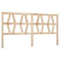 vidaXL Cabecero de cama madera maciza de pino 206x4x100 cm vidaXL Cabecero de cama madera maciza de pino 206x4x100 cm