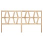 vidaXL Cabecero de cama madera maciza de pino 206x4x100 cm vidaXL Cabecero de cama madera maciza de pino 206x4x100 cm