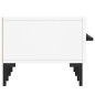 vidaXL Mueble de TV madera de ingeniería blanco 150x36x30 cm