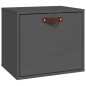vidaXL Armario de pared de madera maciza de pino gris 40x30x35 cm vidaXL Armario de pared de madera maciza de pino gris 40x30x35 cm