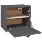 vidaXL Armario de pared de madera maciza de pino gris 40x30x35 cm vidaXL Armario de pared de madera maciza de pino gris 40x30x35 cm