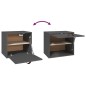 vidaXL Armario de pared de madera maciza de pino gris 40x30x35 cm vidaXL Armario de pared de madera maciza de pino gris 40x30x35 cm
