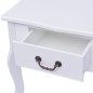 vidaXL Mesitas de noche 2 unidades MDF blanca vidaXL Mesitas de noche 2 unidades MDF blanca