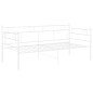 vidaXL Estructura de sofá cama de metal blanco 90x200 cm