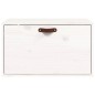 vidaXL Armario de pared de madera maciza de pino blanco 60x30x35 cm vidaXL Armario de pared de madera maciza de pino blanco 60x30x35 cm