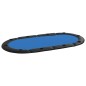 vidaXL Tablero de póquer plegable para 10 jugadores azul 208x106x3 cm vidaXL Tablero de póquer plegable para 10 jugadores azul 208x106x3 cm