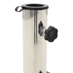 vidaXL Base de sombrilla cuadrada de granito negro 28,5 kg