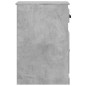 vidaXL Armario auxiliar y cajón madera contrachapada gris 40x50x75 cm vidaXL Armario auxiliar y cajón madera contrachapada gris 40x50x75 cm