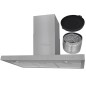 vidaXL Campana extractora plana acero inoxidable 900 mm vidaXL Campana extractora plana acero inoxidable 900 mm