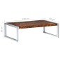 vidaXL Mesa de centro de madera maciza reciclada 120x60x35 cm vidaXL Mesa de centro de madera maciza reciclada 120x60x35 cm