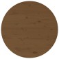 vidaXL Mesa de centro de madera maciza de pino marrón miel Ø 55x45 cm vidaXL Mesa de centro de madera maciza de pino marrón miel Ø 55x45 cm