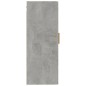 vidaXL Armario de pared madera contrachapada gris hormigón 35x34x90 cm