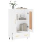 vidaXL Aparador alto madera de ingeniería blanco 69,5x31x115 cm vidaXL Aparador alto madera de ingeniería blanco 69,5x31x115 cm