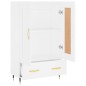 vidaXL Aparador alto madera de ingeniería blanco 69,5x31x115 cm vidaXL Aparador alto madera de ingeniería blanco 69,5x31x115 cm