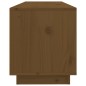 vidaXL Mueble de TV madera maciza de pino marrón miel 100x34x40 cm