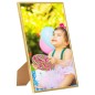 vidaXL Marcos de foto collage de pared/mesa 3 uds dorado MDF 13x18 cm