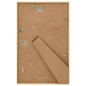vidaXL Marcos de foto collage de pared/mesa 3 uds dorado MDF 13x18 cm