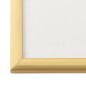 vidaXL Marcos de foto collage de pared/mesa 3 uds dorado MDF 13x18 cm