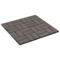vidaXL Baldosas para porche de WPC 30x30 cm 1 m² marrón oscuro 11 uds vidaXL Baldosas para porche de WPC 30x30 cm 1 m² marrón oscuro 11 uds