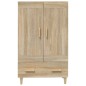 vidaXL Aparador madera contrachapada color roble Sonoma 70x31x115 cm vidaXL Aparador madera contrachapada color roble Sonoma 70x31x115 cm