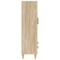 vidaXL Aparador madera contrachapada color roble Sonoma 70x31x115 cm vidaXL Aparador madera contrachapada color roble Sonoma 70x31x115 cm