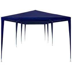 vidaXL Carpa para fiestas PE azul 3x9 m