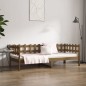 vidaXL Sofá cama de madera maciza de pino marrón miel 80x200 cm vidaXL Sofá cama de madera maciza de pino marrón miel 80x200 cm