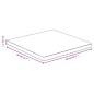 vidaXL Tablero de mesa de bambú 40x40x2,5 cm