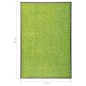 vidaXL Felpudo lavable verde 60x90 cm vidaXL Felpudo lavable verde 60x90 cm