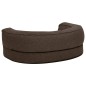 vidaXL Colchón de cama de perro ergonómico aspecto lino marrón 60x42cm vidaXL Colchón de cama de perro ergonómico aspecto lino marrón 60x42cm