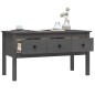 vidaXL Mesa de centro de madera maciza de pino gris 102x49x55 cm vidaXL Mesa de centro de madera maciza de pino gris 102x49x55 cm