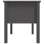 vidaXL Mesa de centro de madera maciza de pino gris 102x49x55 cm vidaXL Mesa de centro de madera maciza de pino gris 102x49x55 cm