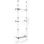 vidaXL Sistema de armario telescópico con barras y estante aluminio vidaXL Sistema de armario telescópico con barras y estante aluminio