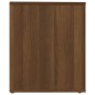 vidaXL Mesita de noche color roble marrón 50x39x47 cm vidaXL Mesita de noche color roble marrón 50x39x47 cm
