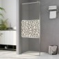 vidaXL Mampara de ducha accesible vidrio ESG diseño piedras 115x195 cm vidaXL Mampara de ducha accesible vidrio ESG diseño piedras 115x195 cm
