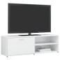 vidaXL Mueble TV madera contrachapada blanco brillante 120x34x37 cm vidaXL Mueble TV madera contrachapada blanco brillante 120x34x37 cm